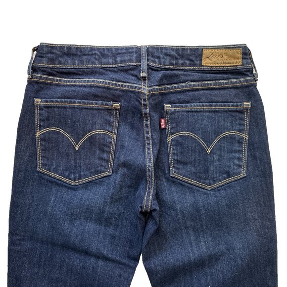 LEVI'S STRAUSS & CO Women Demi Curve Classic Boot Cut Jeans 28 denim - Picture 4 of 9